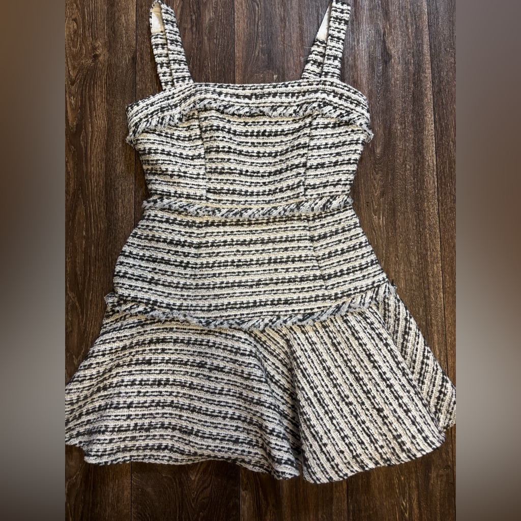 Tweed Mustard Seed Dress Nwt Size Small-0240